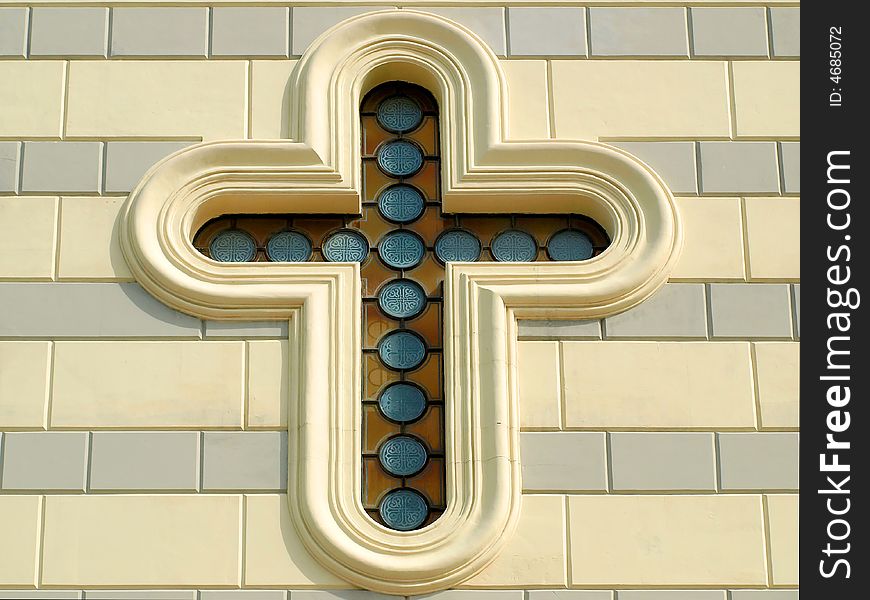 Cross Shaped Window of the Little Temple