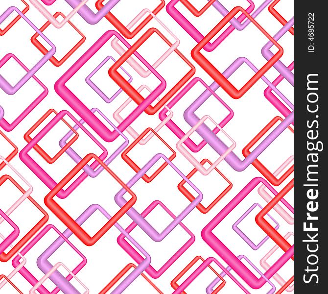 Seamless vector texture with 3d rounded rectangles. Seamless vector texture with 3d rounded rectangles