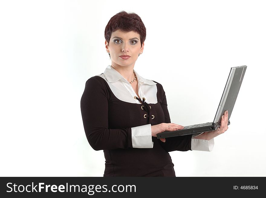 Buisness Women With Laptop