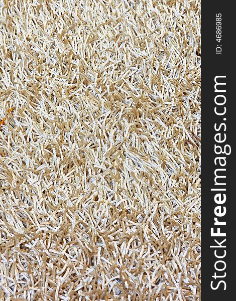 Modern design of carpet with strings texture. Modern design of carpet with strings texture