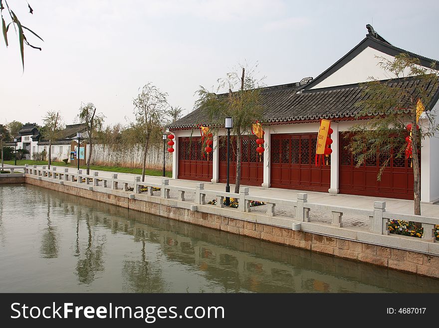 Chinese traditional garden is totally difrent from western, It based on Chinese traditional philosophy. the number and diraction of doors, wall, windows, pillars, path, ect. all have they distinctive meaning