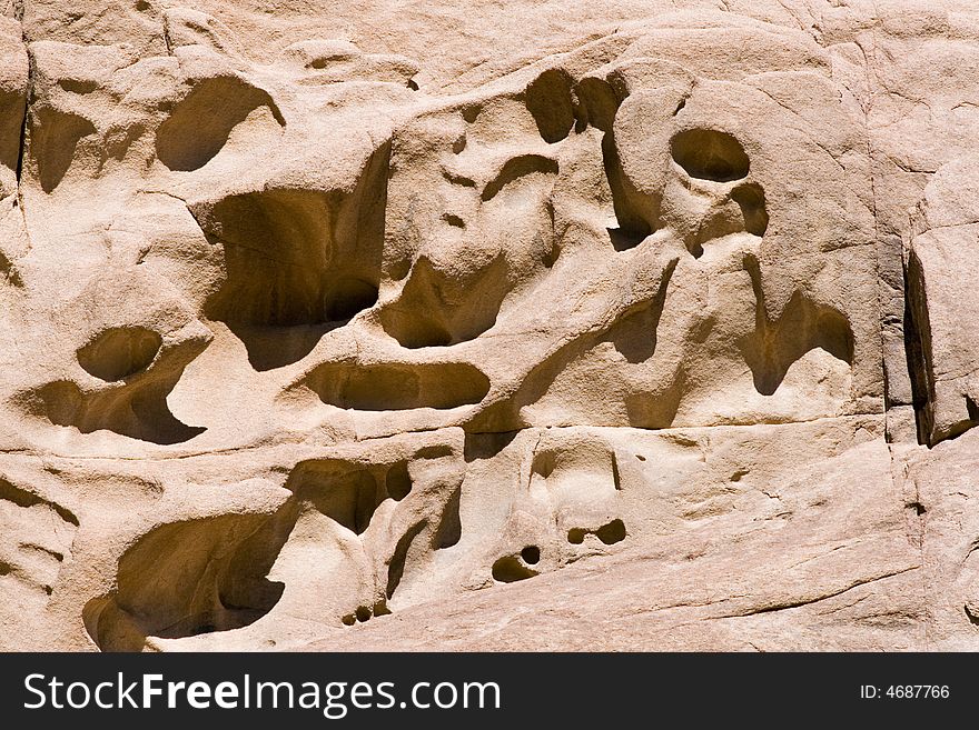 Figures on rocks made by the nature. A color canyon. Egypt. Figures on rocks made by the nature. A color canyon. Egypt