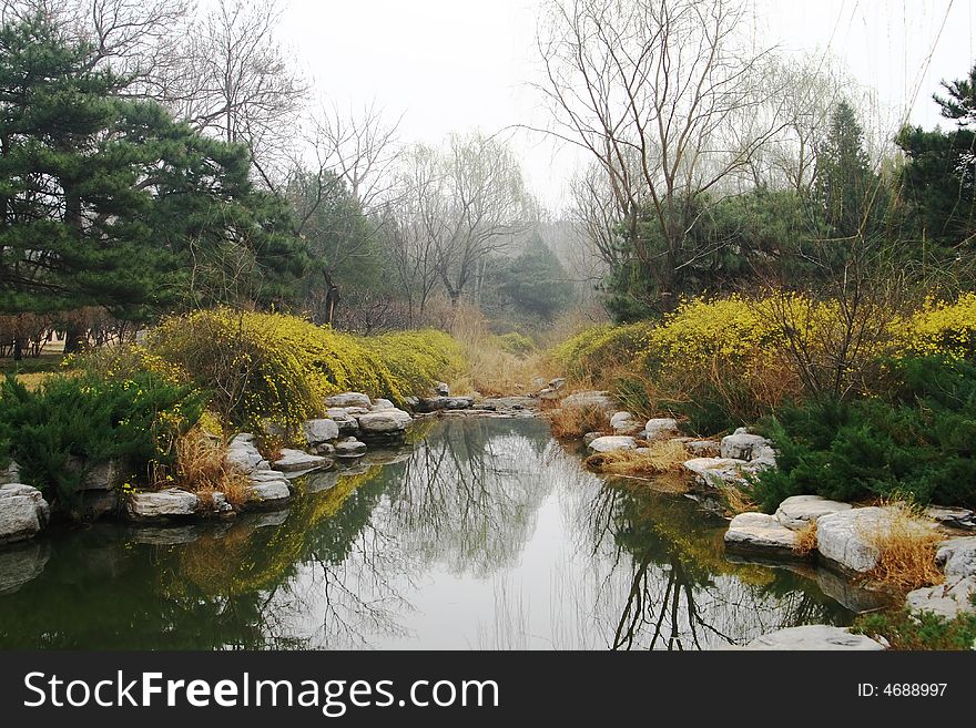 Lake landscap beijing nature reflections. Lake landscap beijing nature reflections