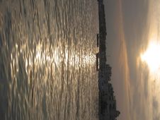 Sunset On The Sea Royalty Free Stock Images Sunset On The Sea Royalty Free Stock Images