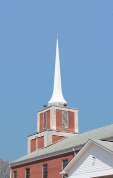 The Church Steeple Stock Photo