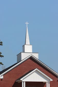 The Church Steeple Royalty Free Stock Image The Church Steeple Royalty Free Stock Image