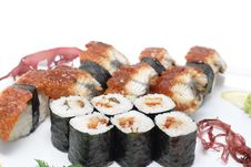 Eel Set Royalty Free Stock Images Eel Set Royalty Free Stock Images