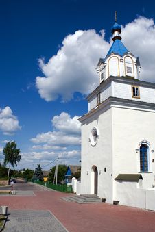 Church In Small Town Royalty Free Stock Photography Church In Small Town Royalty Free Stock Photography
