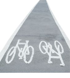 Cycle Path Stock Photography