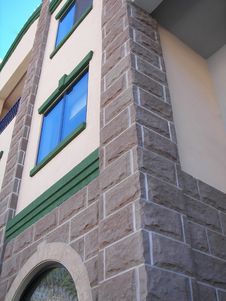 Bricks And Windows Stock Photos