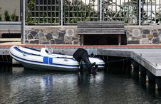 Boat At Marina Royalty Free Stock Photo