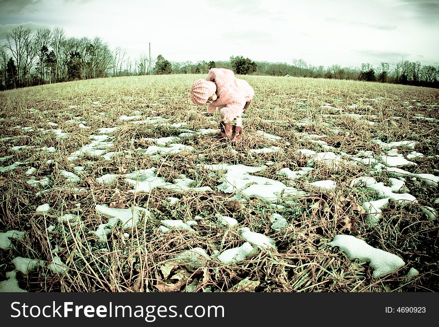 Girl In Field