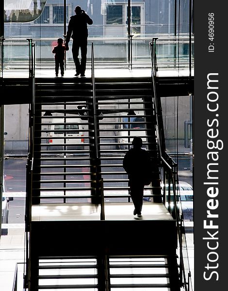 People at the airport of Cologne, Germany. People at the airport of Cologne, Germany