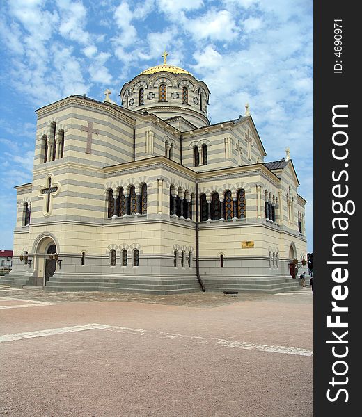 Vladimir's cathedral in Sevastopol. Vladimir's cathedral in Sevastopol