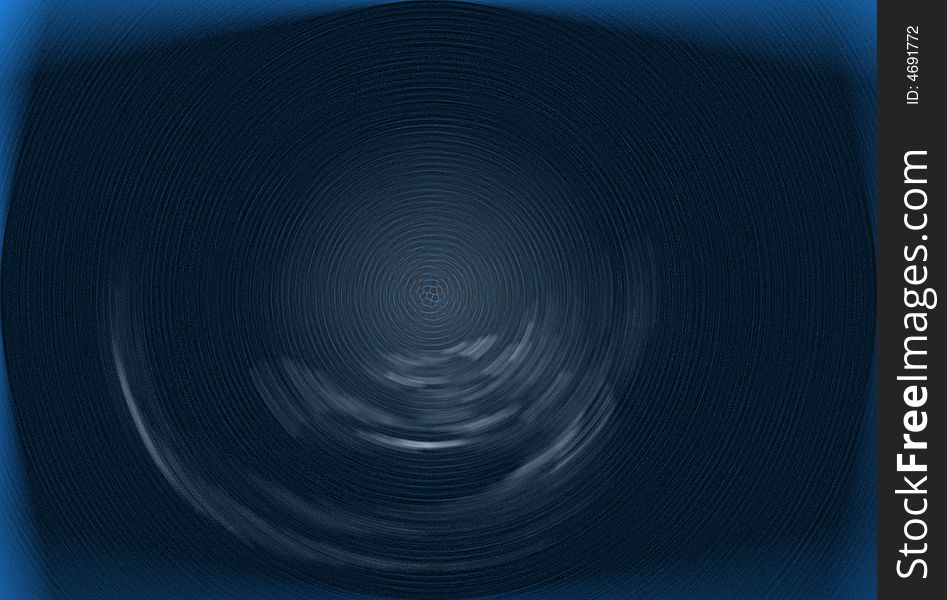 Blue Blur Radius - Abstract Background Concept Design