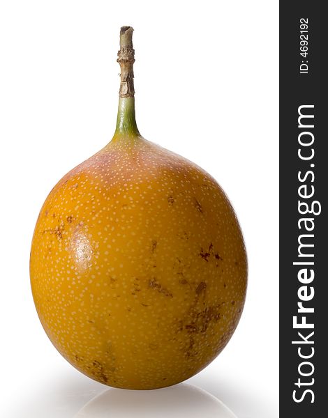 Granadilla isolated on a white background