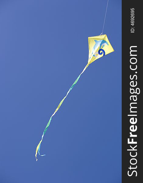 Flight kite with clear sky