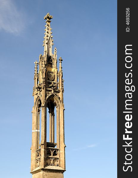 Details of an old tower. Baroque style. Details of an old tower. Baroque style