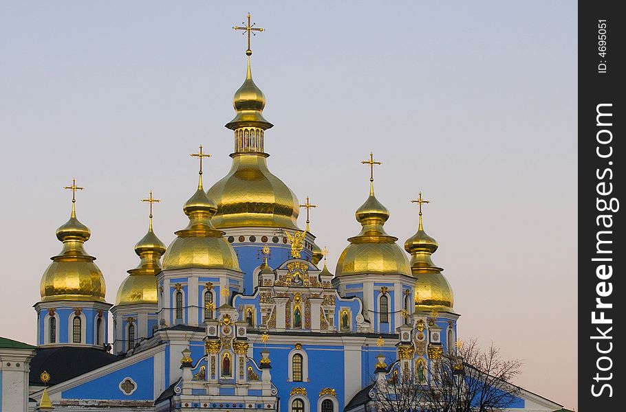 St. Andrew's Cathedral in Kiev tha capital of Ukraine