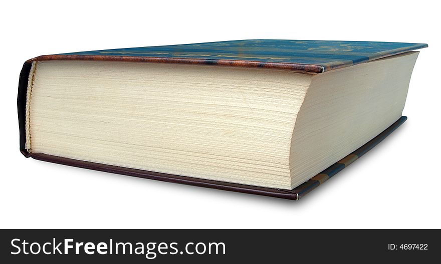 Big book isolated over white background