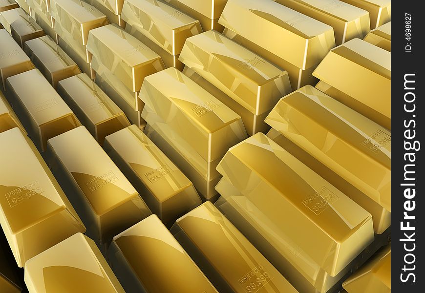 Gold Bars Steps