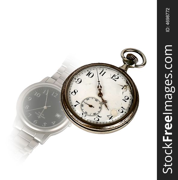 Swiss Pocket Watch And Wristwatch