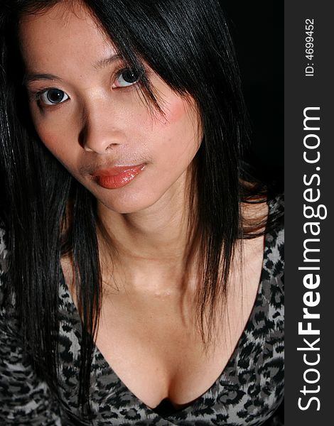 Portrait Of Attractive Asian Woman