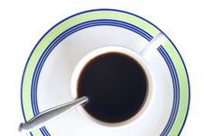 Cup Of Black Coffee. A Simple Design 4149 Royalty Free Stock Images