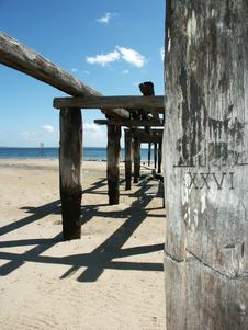 Fraser Island Pole Front Royalty Free Stock Photo Fraser Island Pole Front Royalty Free Stock Photo
