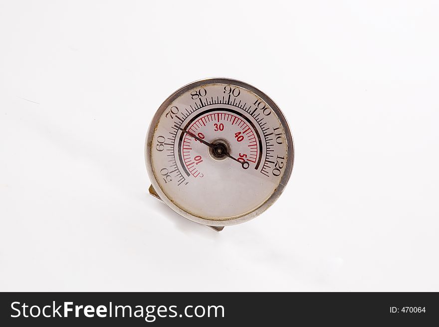 A chemical thermometer for darkroom use to check temperature of chemicals while in use. A chemical thermometer for darkroom use to check temperature of chemicals while in use.