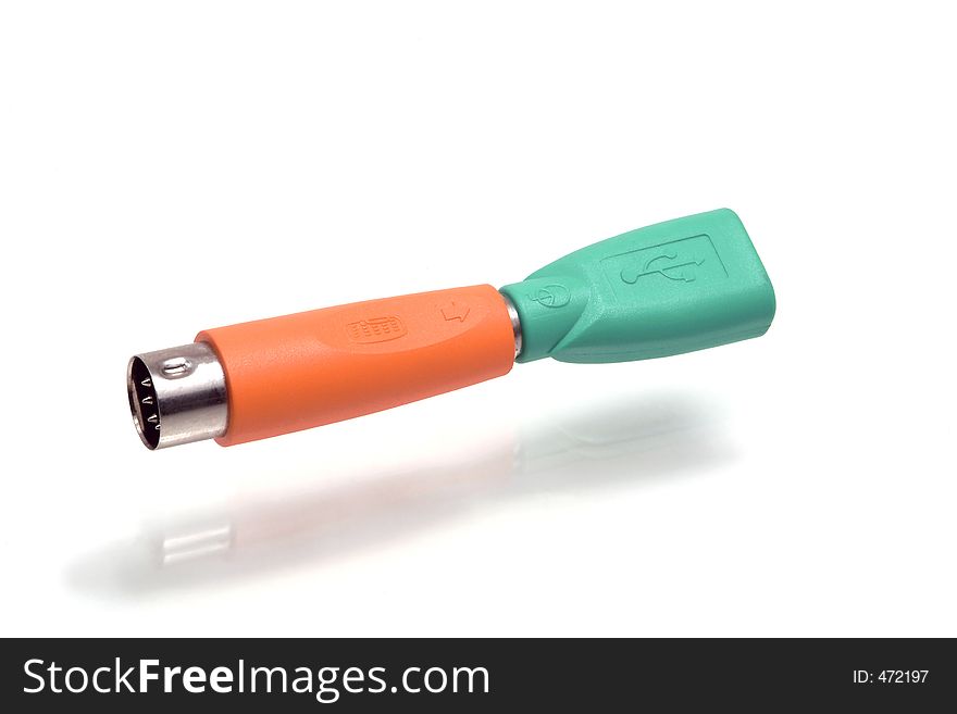 Colorful Connector, isolated