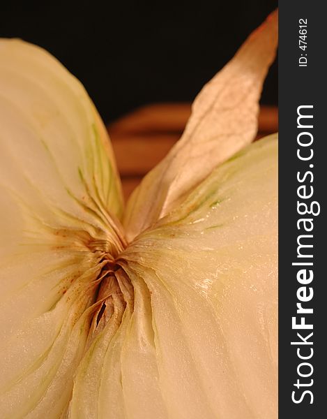Vidalia onion sweet 8 macro cut open. Vidalia onion sweet 8 macro cut open