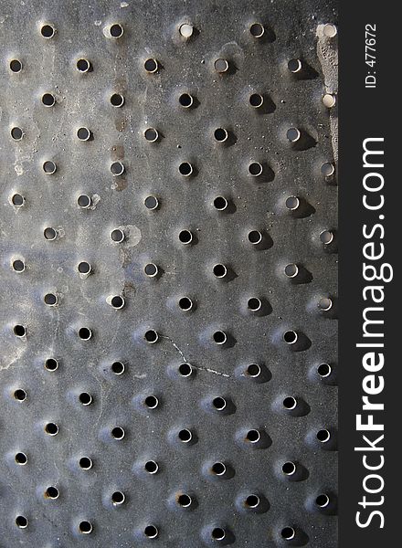 Punctured Metal for Texture