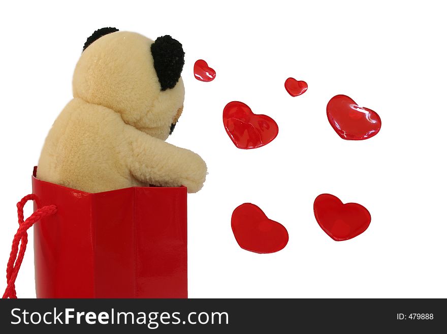 Valentine bear. Valentine bear