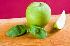 A Fresh Green Apple Stock Image
