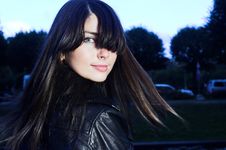 Pretty Girl In Park Stock Photos Pretty Girl In Park Stock Photos