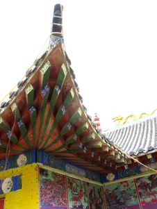 Temple Eaves Stock Image Temple Eaves Stock Image
