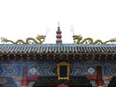 Temple Eaves Royalty Free Stock Image Temple Eaves Royalty Free Stock Image