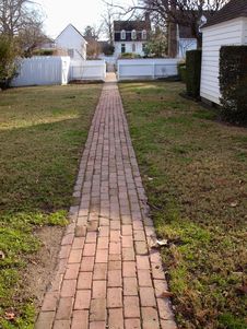 Red Brick Walkway Royalty Free Stock Images Red Brick Walkway Royalty Free Stock Images