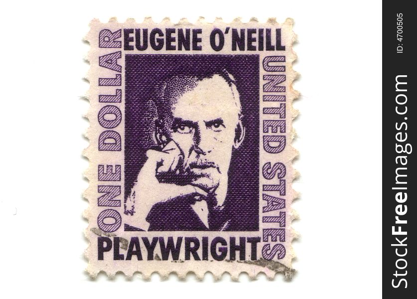 Old postage stamp eugene o'neill. Old postage stamp eugene o'neill