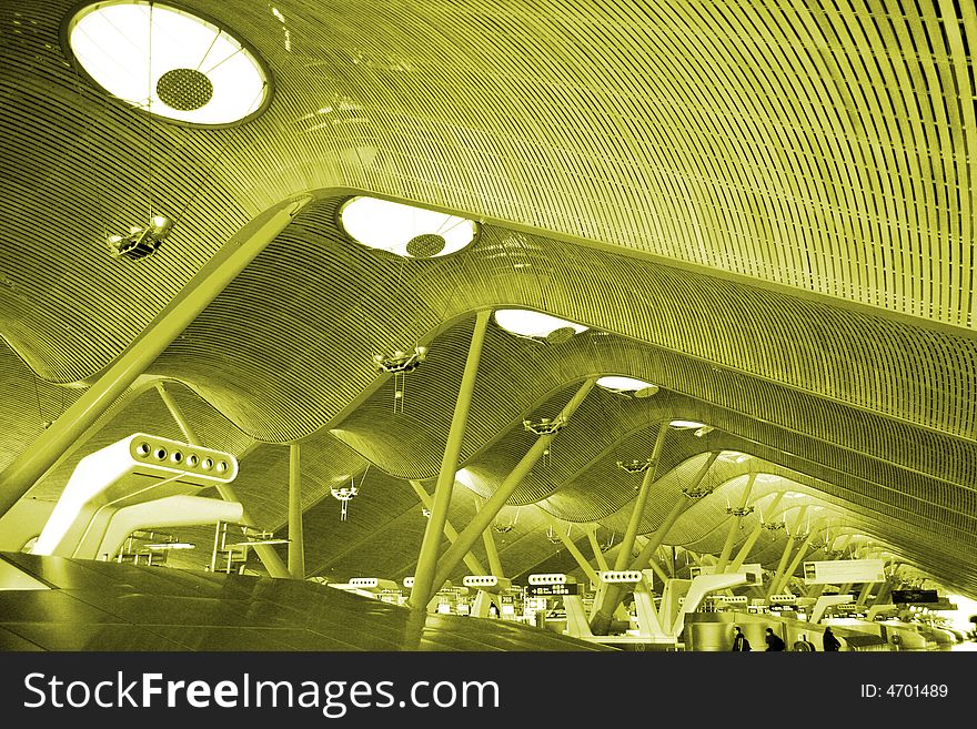 Airport, Madrid, Spain