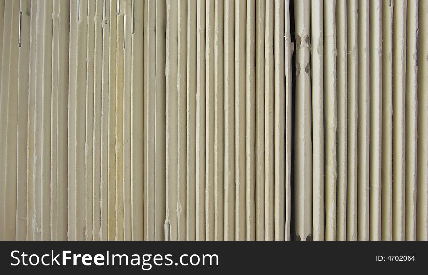 Row of equal used newspapers. Row of equal used newspapers