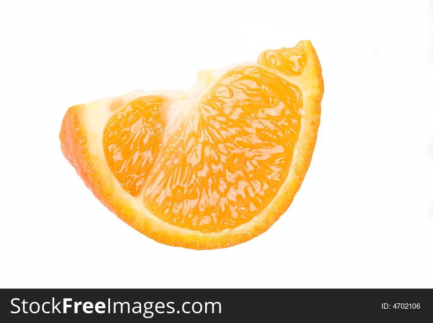 A Slice Of Orange, Isolated