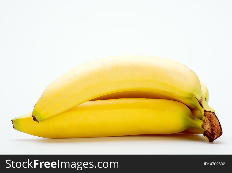 Banana bundle isolated on white background