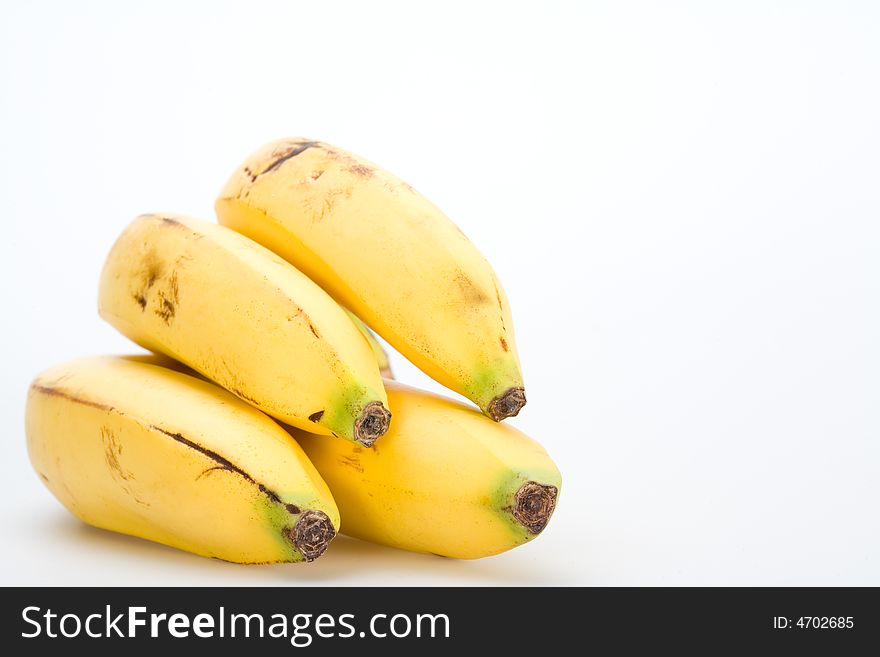 Banana bundle isolated on white background