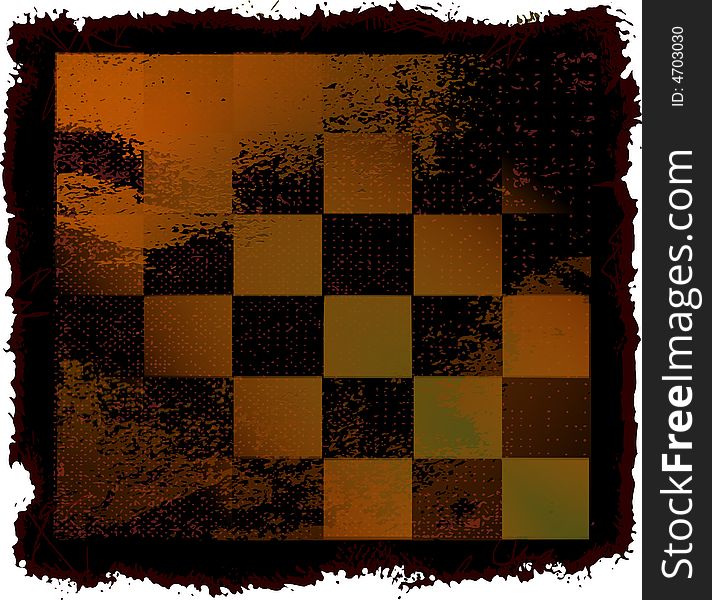 Background square old style chess. Background square old style chess