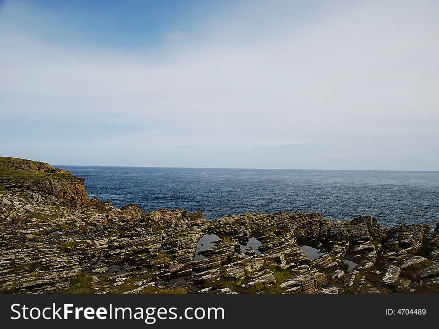 Orkney Landscape; next to the Tomb of The Eagles