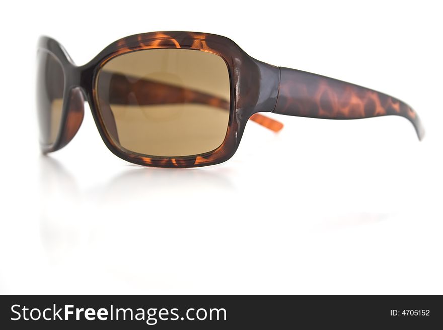 Fency sunglasses isolated on white