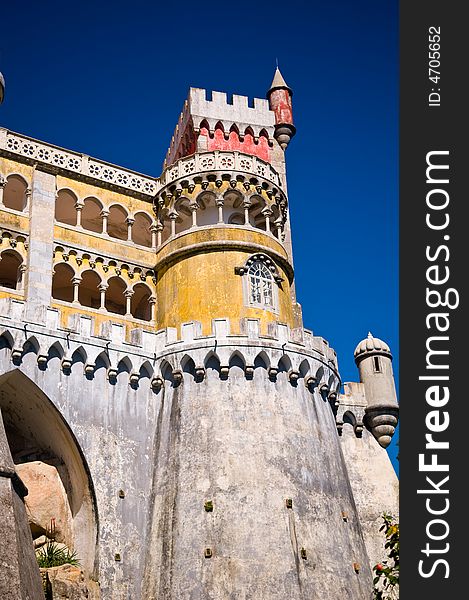 Palacio da Pena, Sintra, Portugal. Palacio da Pena, Sintra, Portugal