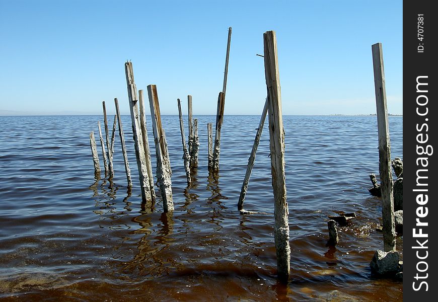 Salton sea in southern california